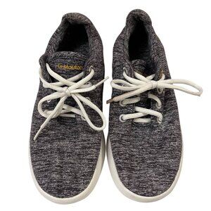 LeMouton Womens Wool Sneakers Gray White Lightweight Comfortable Size 8 US